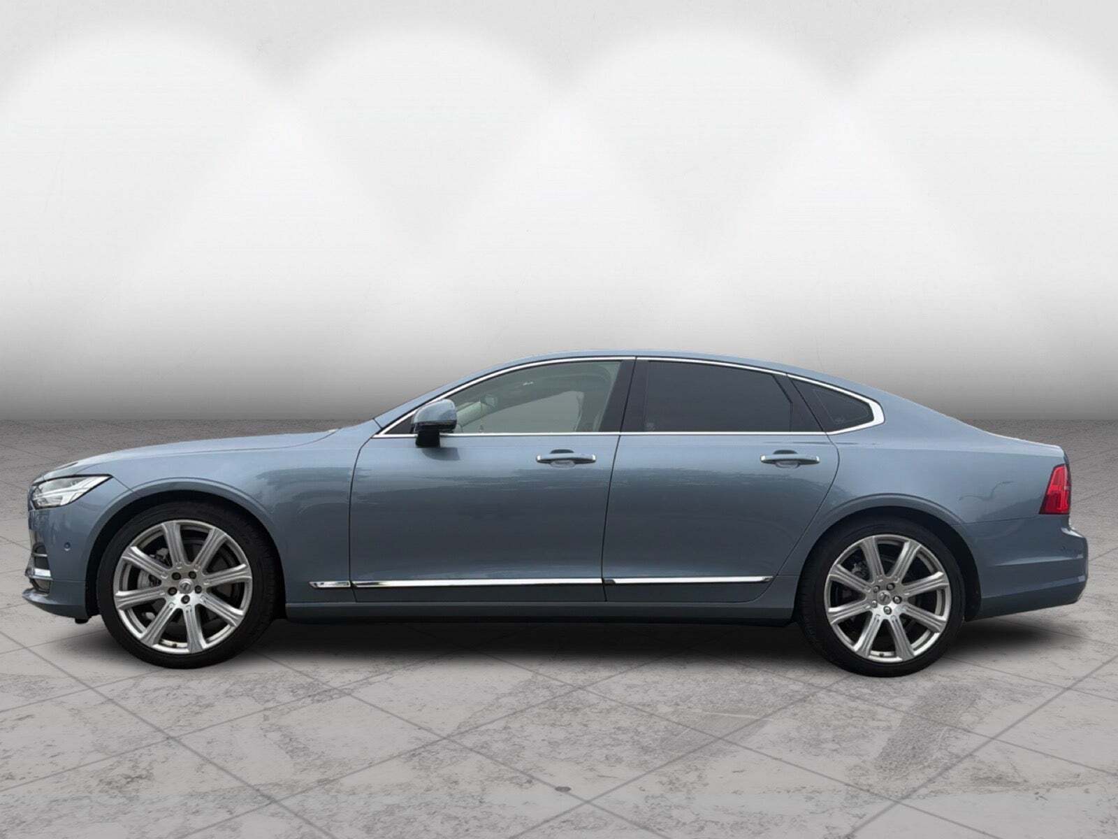 Blå Volvo S90 fra 2016