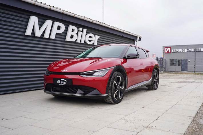 Rød Kia EV6 fra 2022