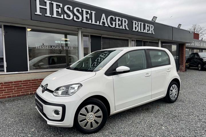 Hvid VW UP! fra 2017 set udefra