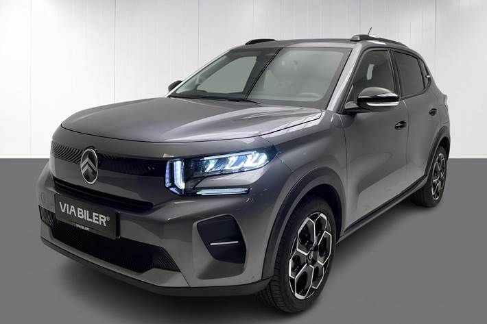 Grå Citroën ë-C3 fra 2025 set udefra
