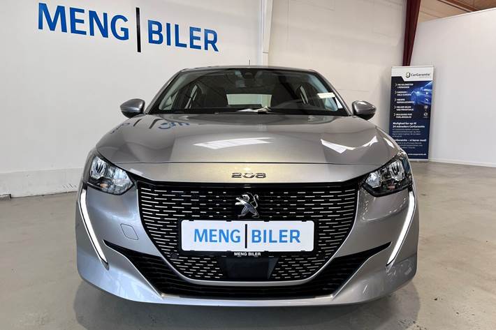 Sølv Peugeot e-208 fra 2021