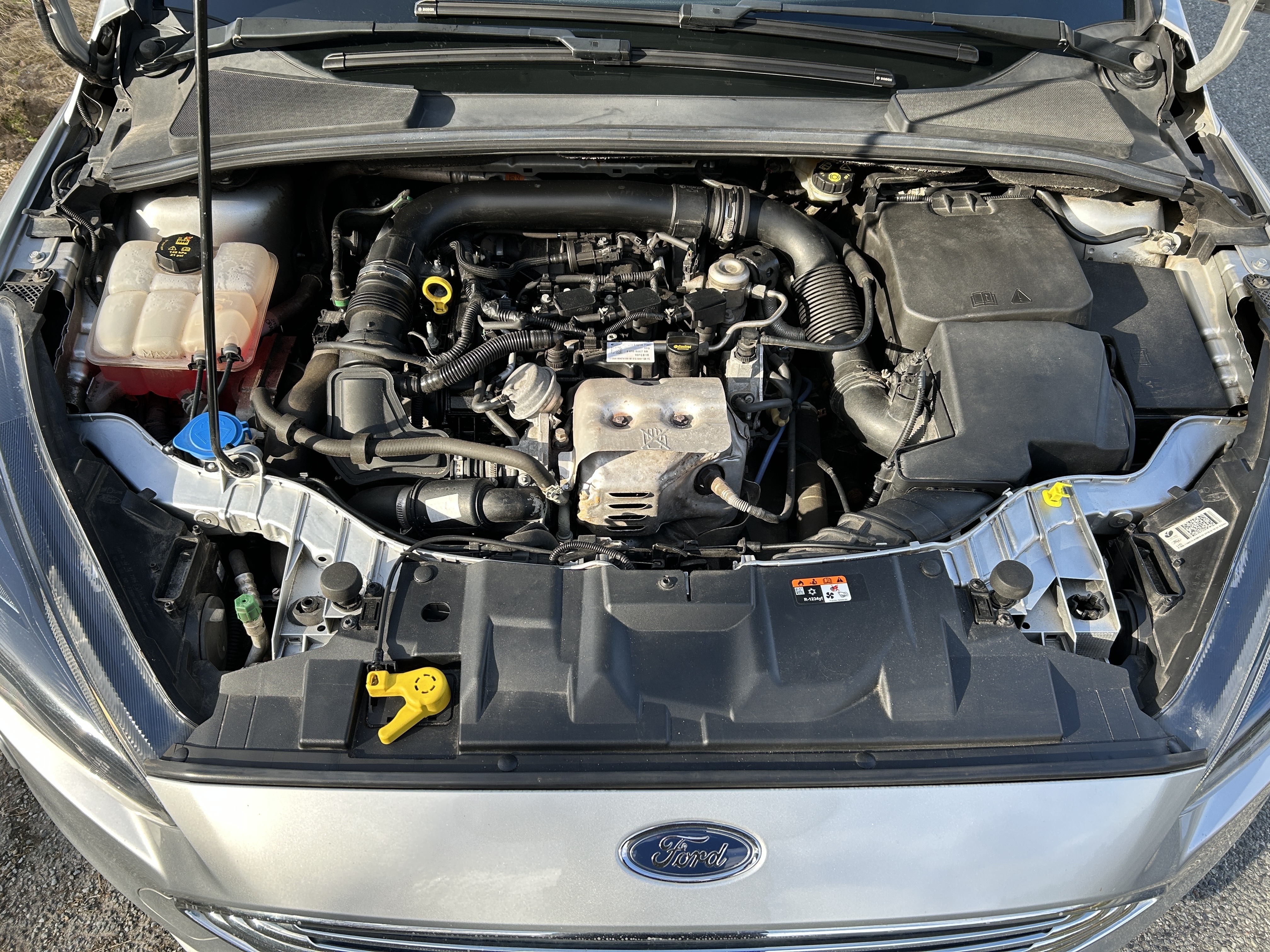 Grå Ford Focus fra 2018