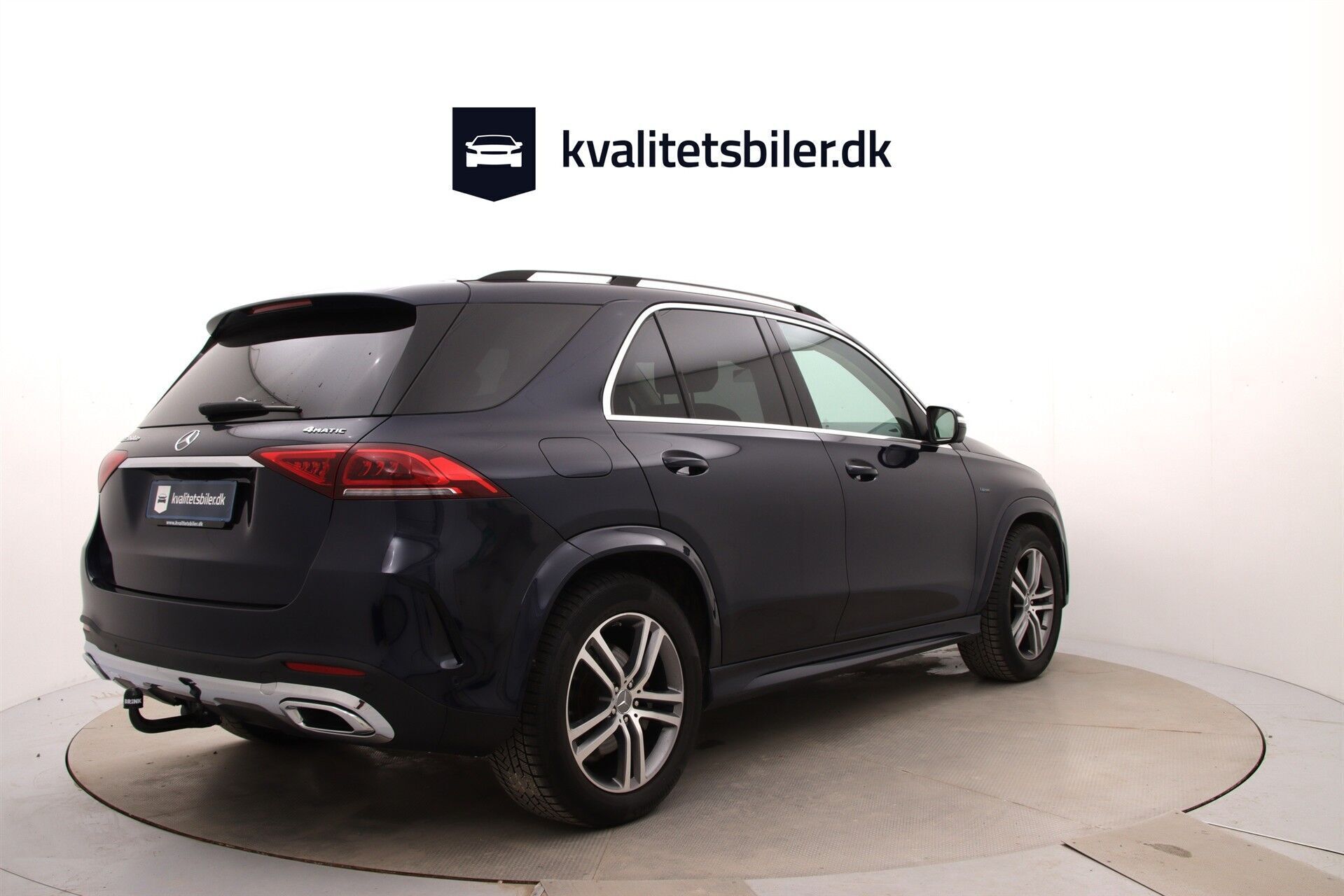 Blå Mercedes GLE350 de fra 2021