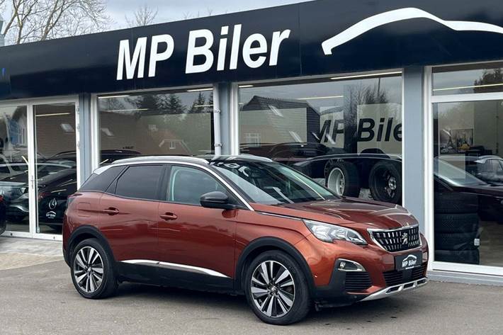 Orange Peugeot 3008 fra 2016