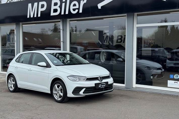 Hvid VW Polo fra 2022