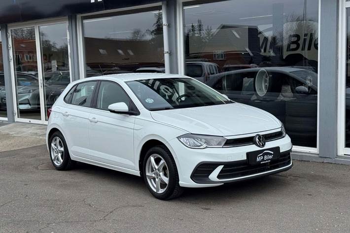 Hvid VW Polo fra 2022