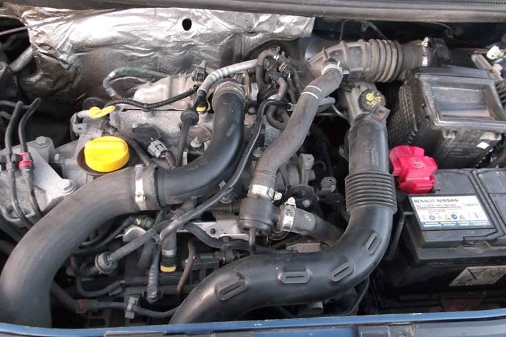 Blå Dacia Logan fra 2019