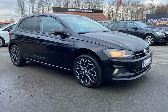 Sort VW Polo fra 2018