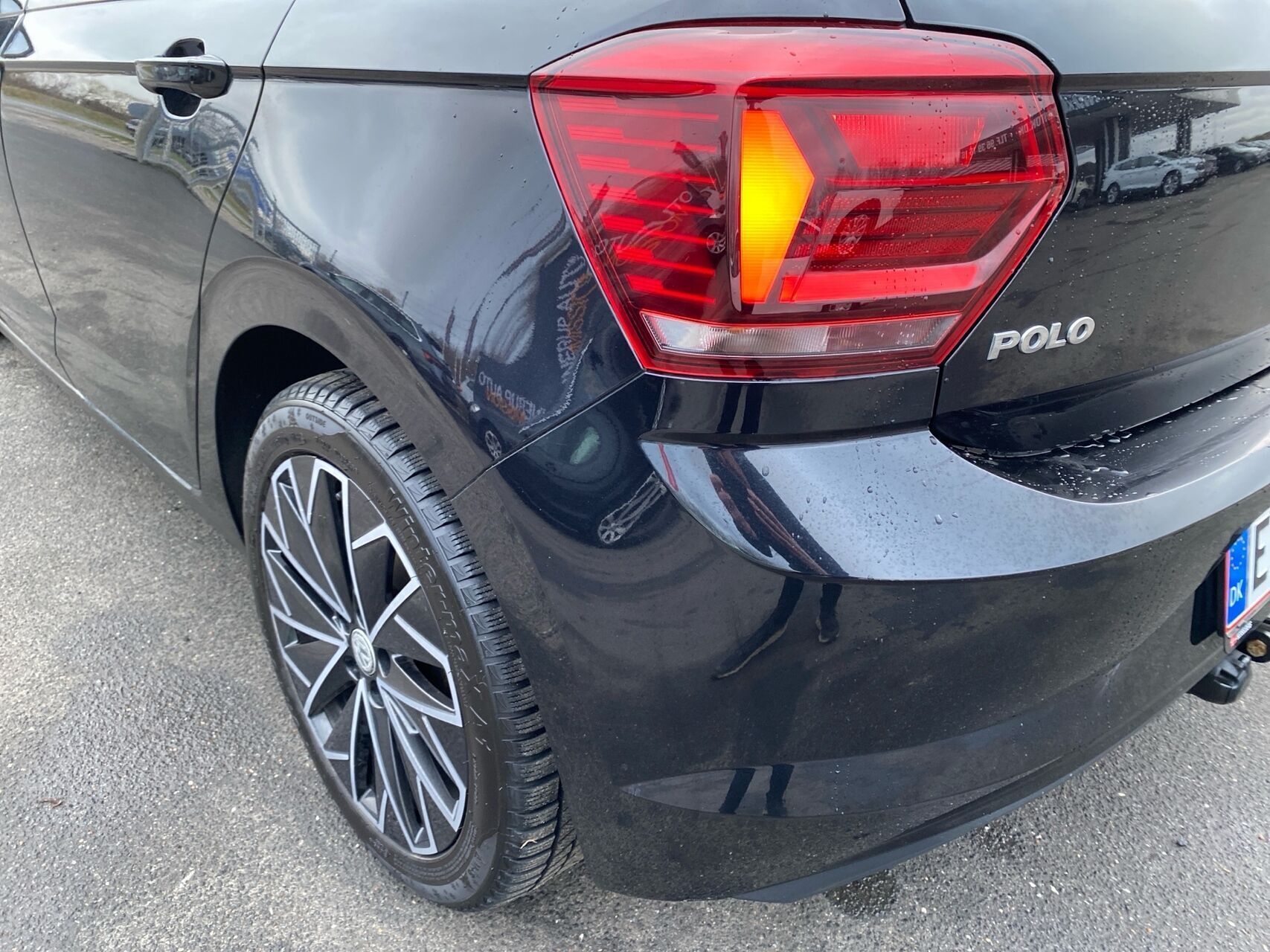 Sort VW Polo fra 2018