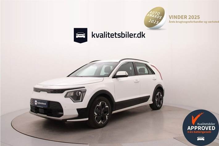 Hvid Kia Niro EV fra 2023
