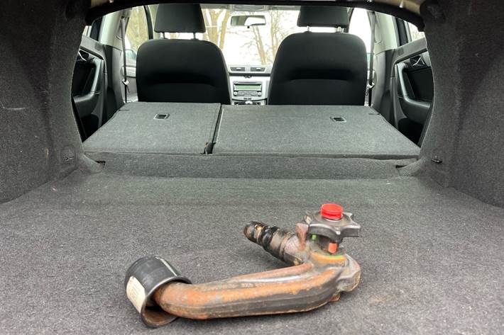 Sort VW Passat fra 2011