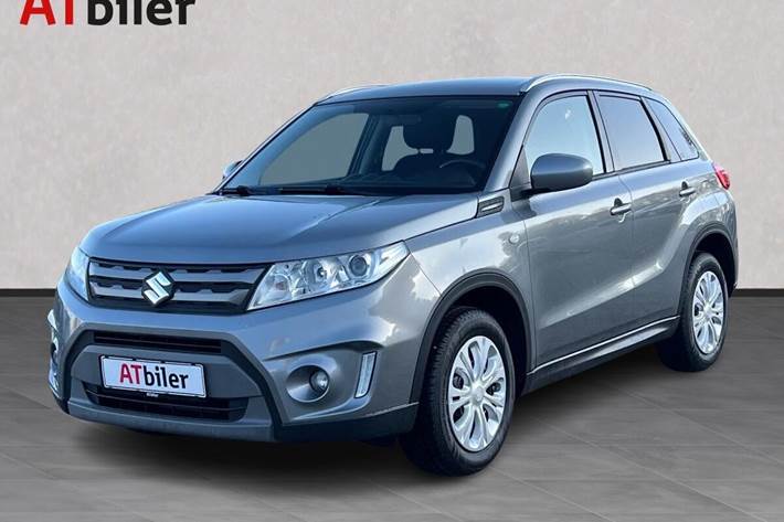 Grå Suzuki Vitara fra 2018 set udefra