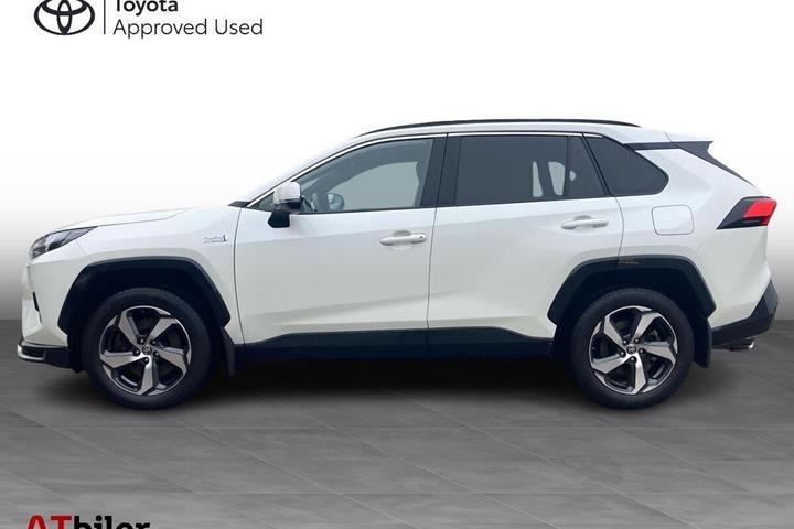 Hvid Toyota RAV4 Plug-in fra 2022