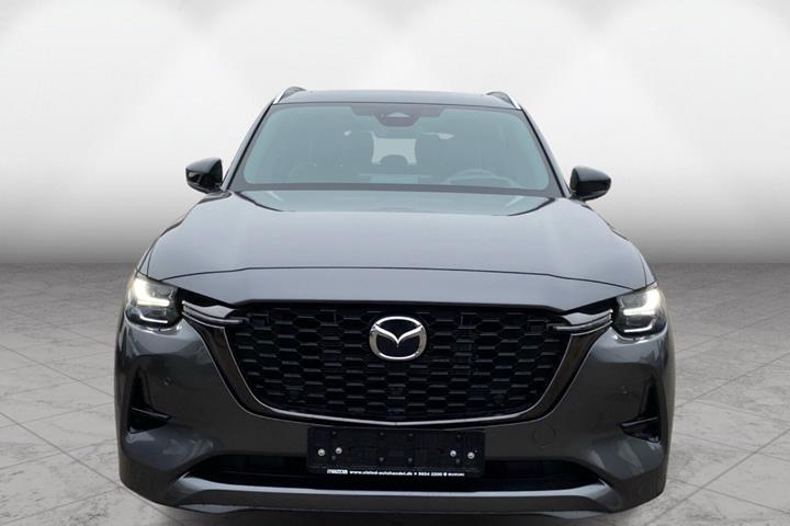 Grå Mazda CX-80 fra 2025 set udefra