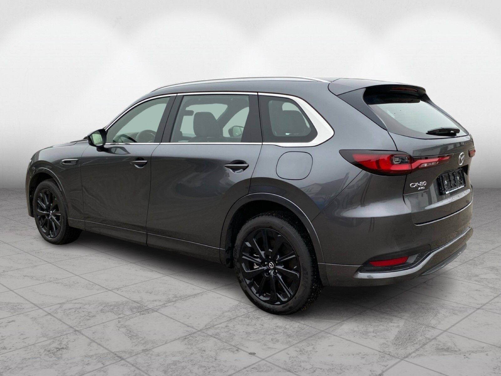Grå Mazda CX-80 fra 2025