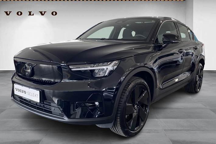 Sort Volvo EC40 fra 2025 set udefra