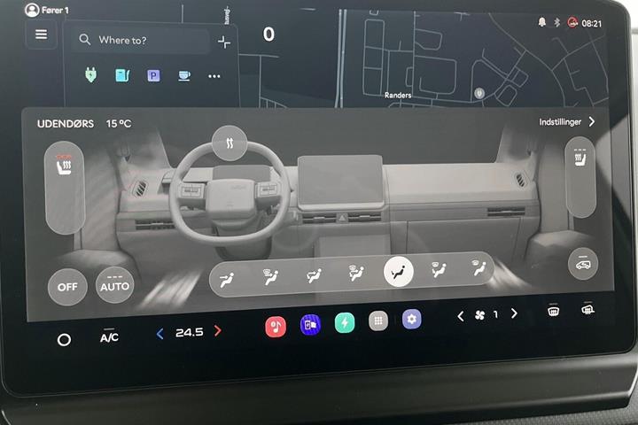 Hvid Kia PV5 Cargo fra 2026 set indefra