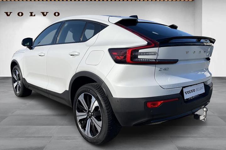 Hvid Volvo C40 fra 2022