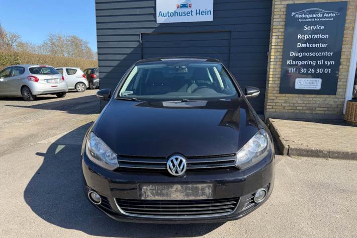 Sort VW Golf VI fra 2011