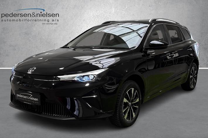 Sort MG MG5 Electric fra 2022 set udefra