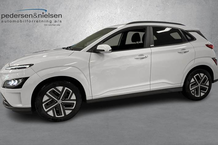 Hvid Hyundai Kona fra 2021