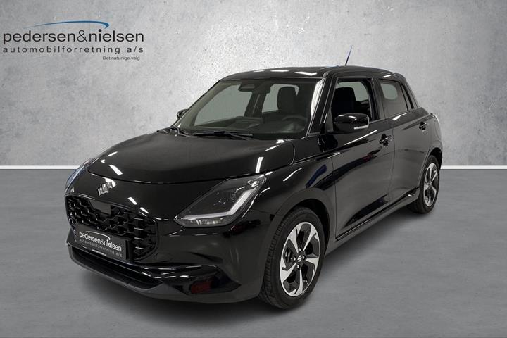 Sort Suzuki Swift fra 2024 set udefra