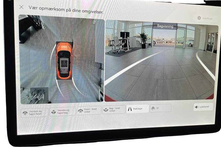 Orange Zeekr 001 fra 2025