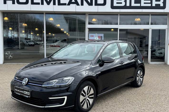 Sort VW e-Golf VII fra 2019 set udefra