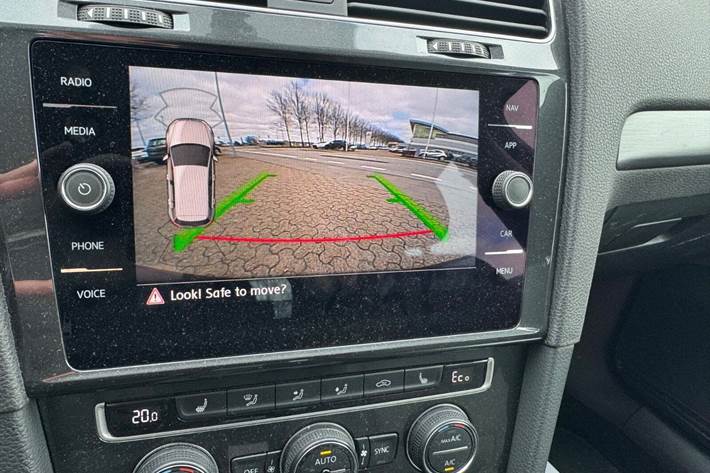 Sort VW e-Golf VII fra 2019