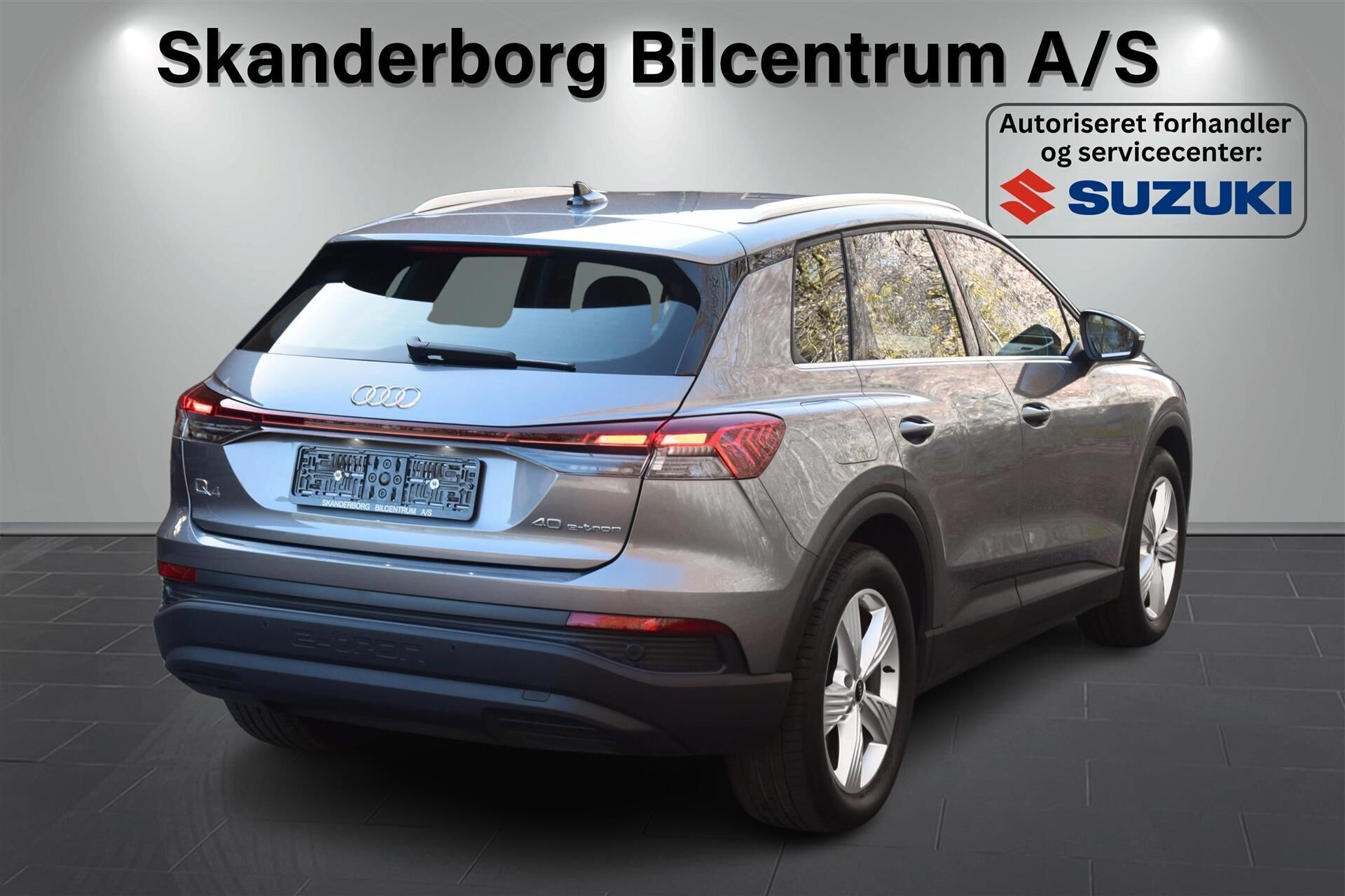 Grå Audi Q4 fra 2022