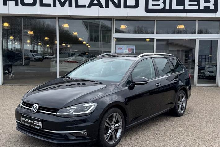 Sort VW Golf VII fra 2017