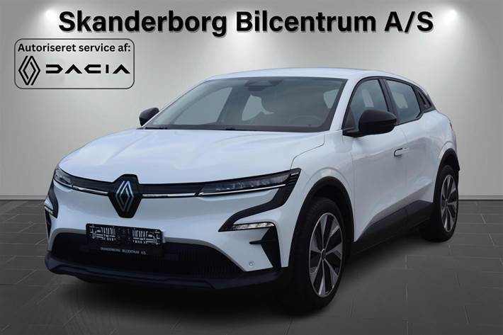 Hvid Renault Mégane fra 2023 set udefra