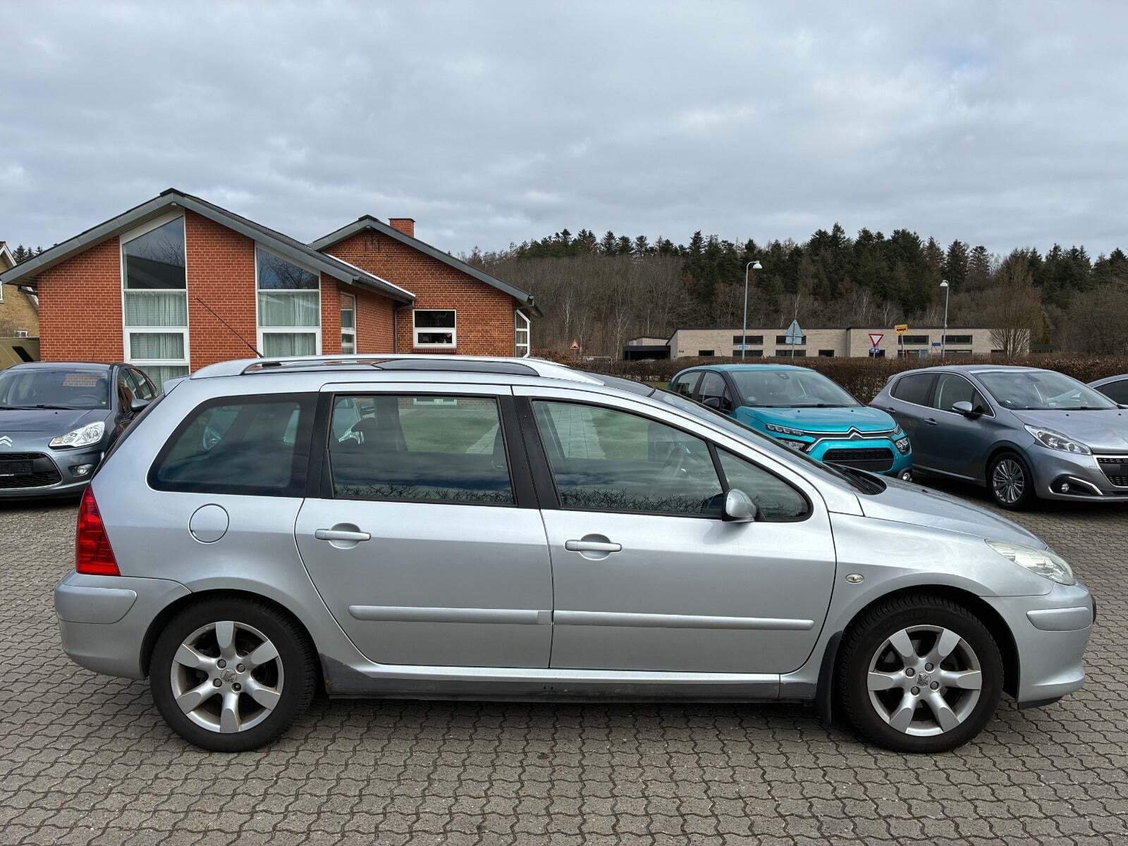 Sølv Peugeot 307 fra 2007