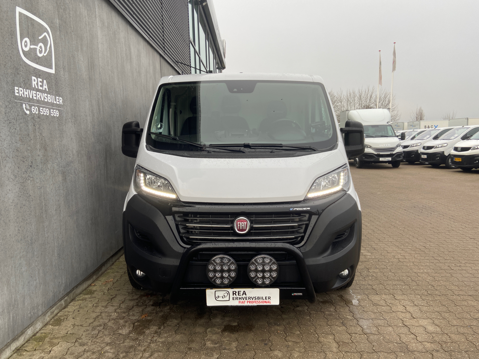 Hvid Fiat E-Ducato fra 2021
