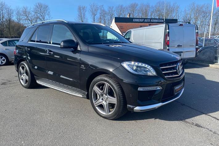 Sort Mercedes ML63 AMG fra 2014