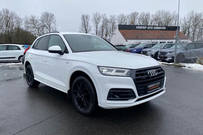 Hvid Audi Q5 fra 2017