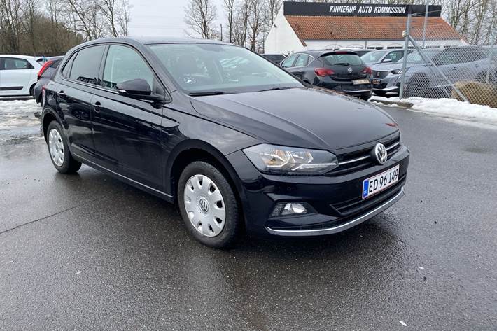Grå VW Polo fra 2019