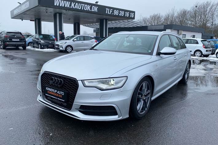 Sølv Audi A6 fra 2014