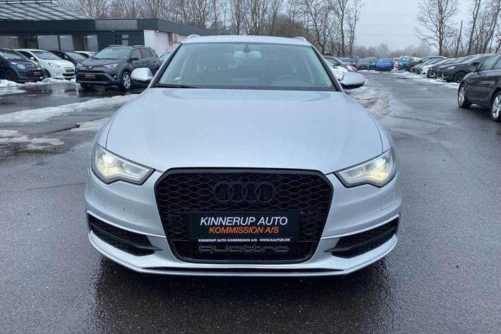 Sølv Audi A6 fra 2014