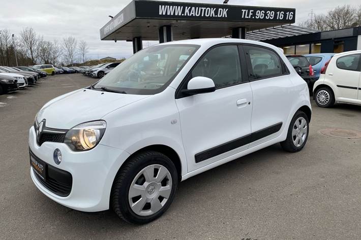 Hvid Renault Twingo fra 2017 set udefra