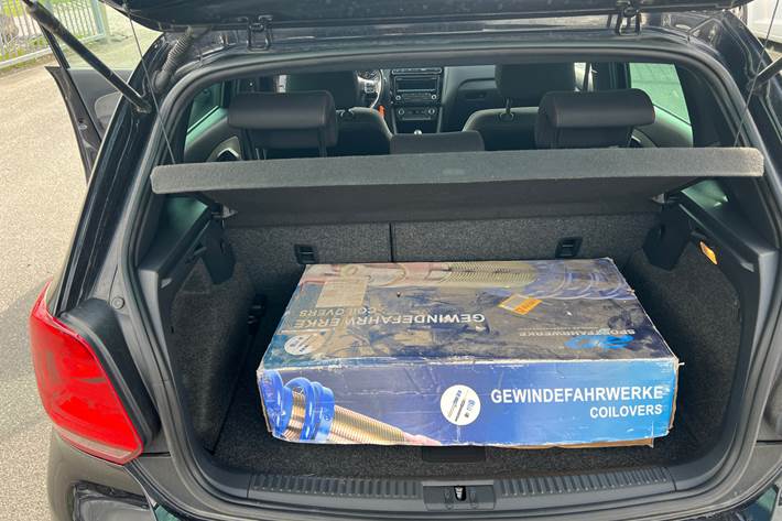 Sort VW Polo fra 2014