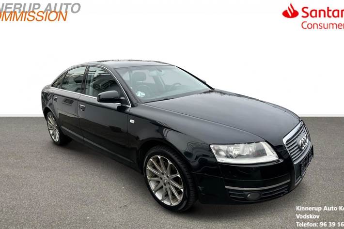 Sort Audi A6 fra 2007