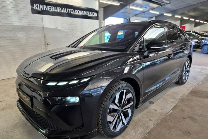 Sort Skoda Enyaq fra 2025