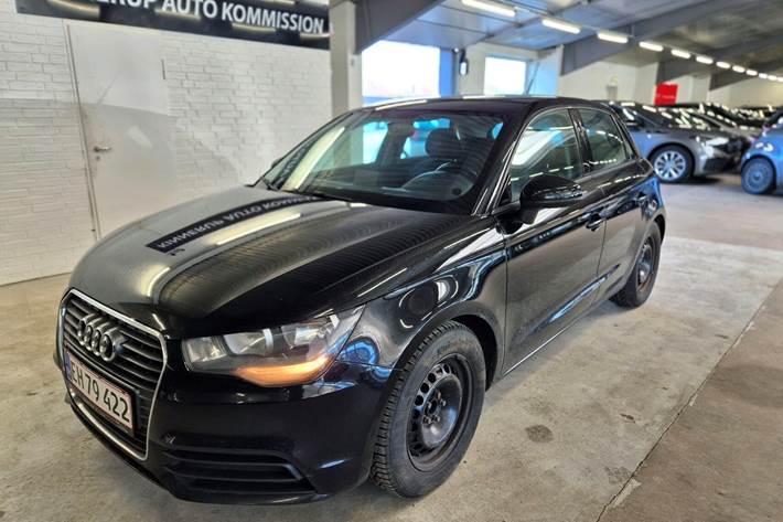 Sort Audi A1 fra 2012