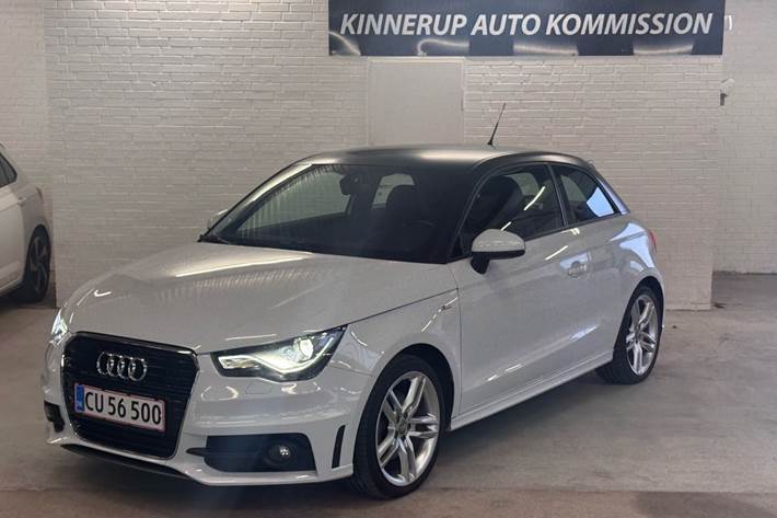 Hvid Audi A1 fra 2012