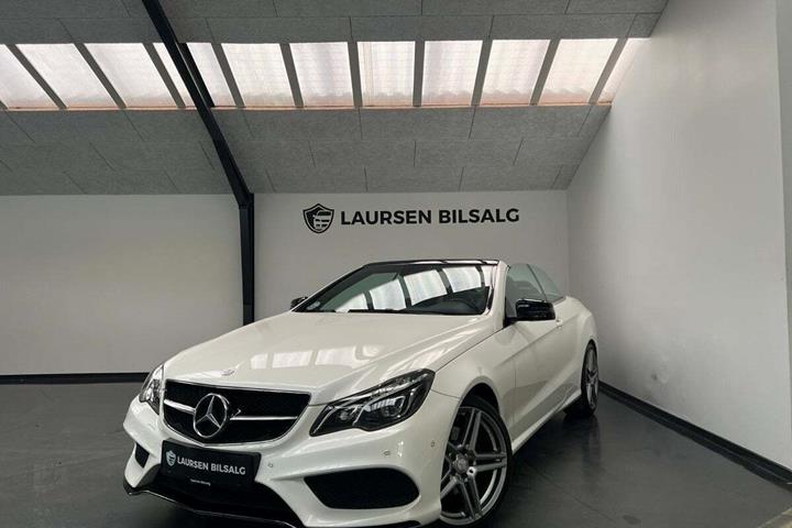 Hvid Mercedes E200 fra 2015
