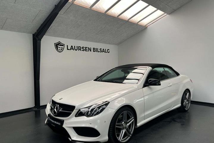 Hvid Mercedes E200 fra 2015