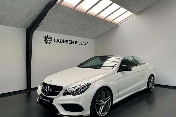 Hvid Mercedes E200 fra 2015