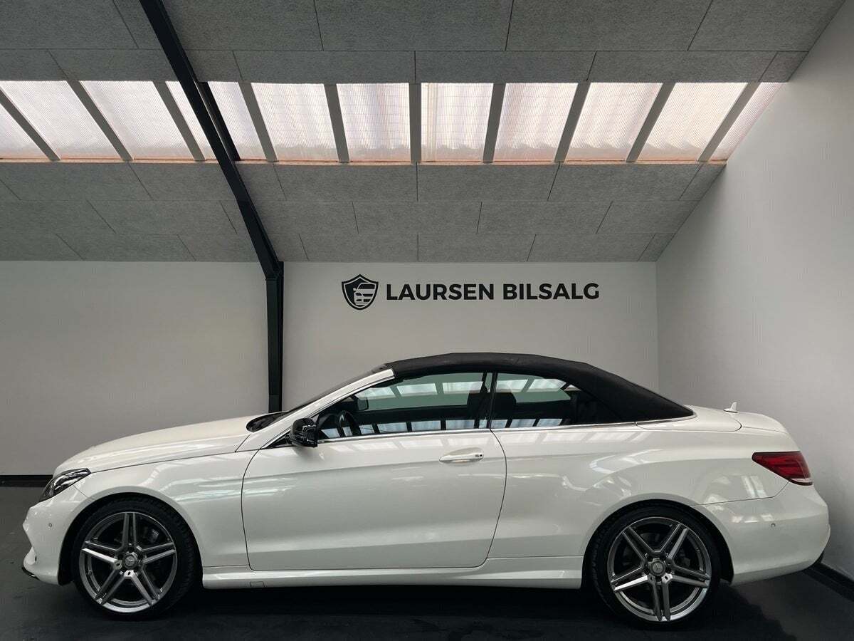 Hvid Mercedes E200 fra 2015