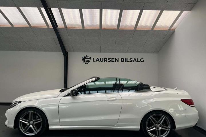 Hvid Mercedes E200 fra 2015